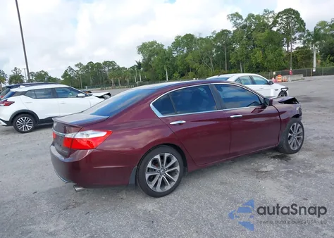 2013 Honda Accord Sport from USA, damaged, VIN 1HGCR2F51DA282863